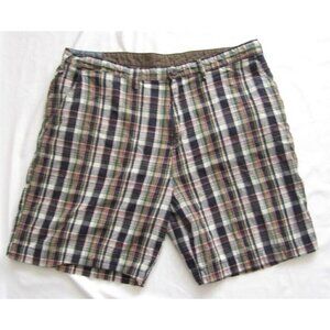 Men's Boston Trader Cotton Plaid Shorts Sz 42 (MP213)